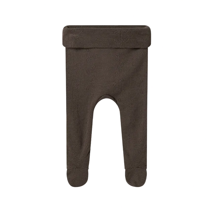 PIXA NOOS WOOL POINTELLE PANT - CHOCOLATE BROWN