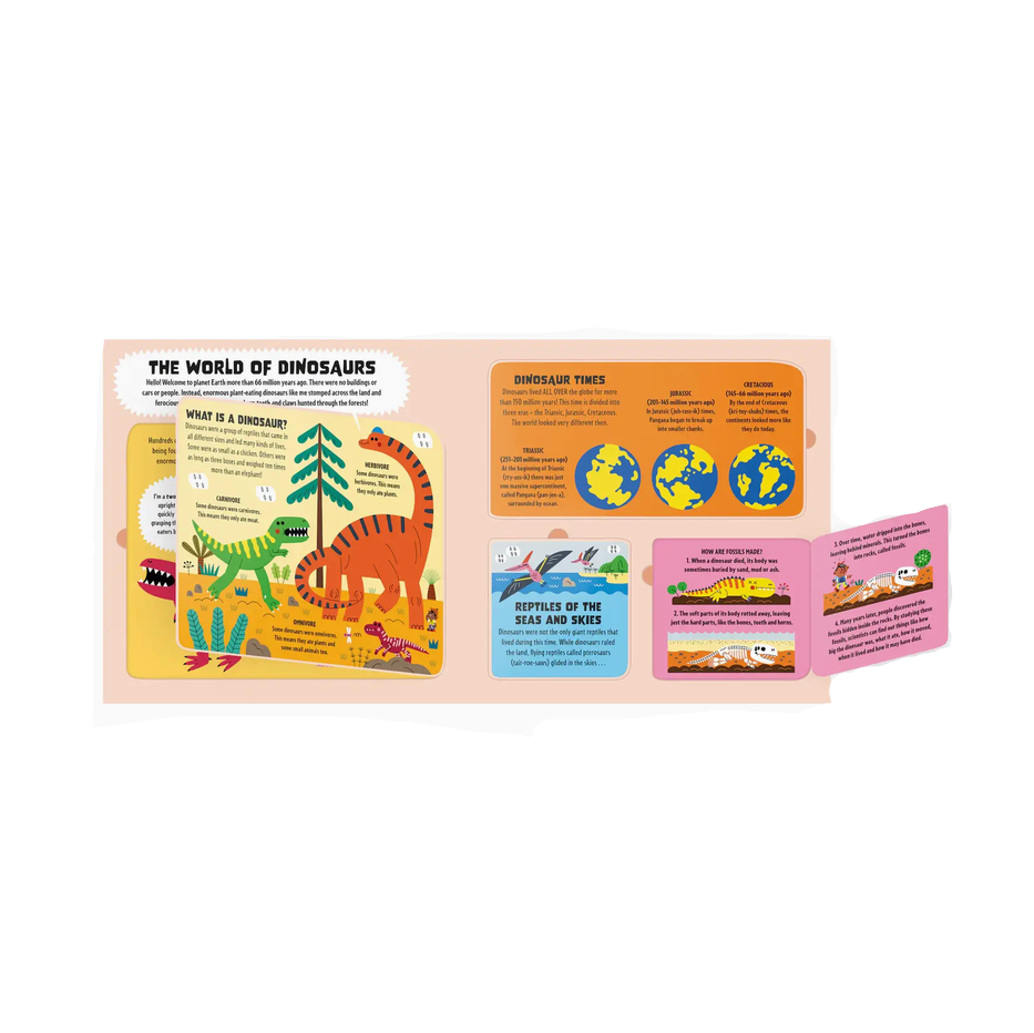 LONELY PLANET LIFT THE FLAP DINOSAUR ATLAS