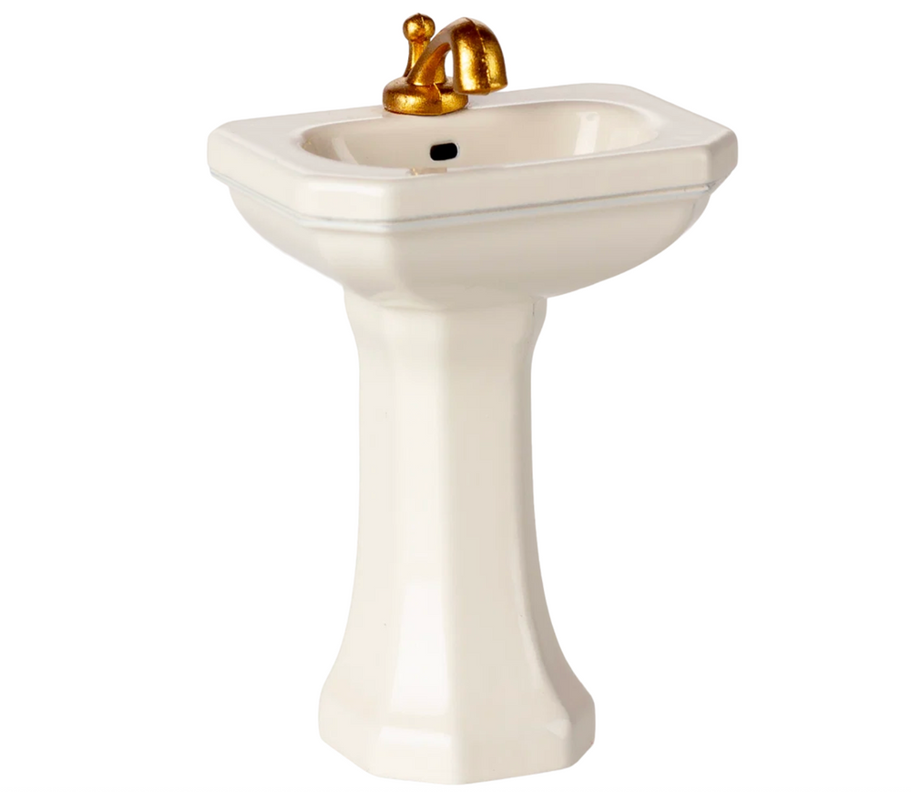 BATHROOM SINK, MOUSE - OFF WHITE