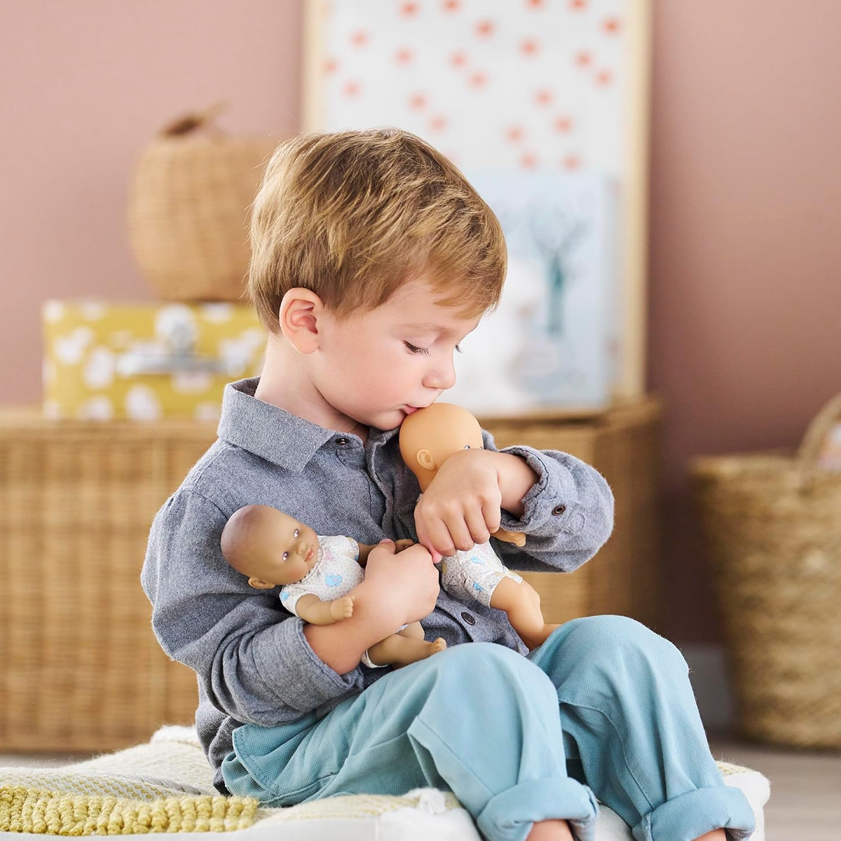 COROLLE - MINI CALIN BUNNIES BROWN EYES