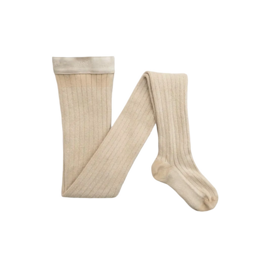 AMELIE GLITTER RIBBED TIGHTS