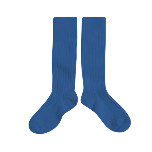 LA HAUTE RIBBED KNEE HIGH SOCKS