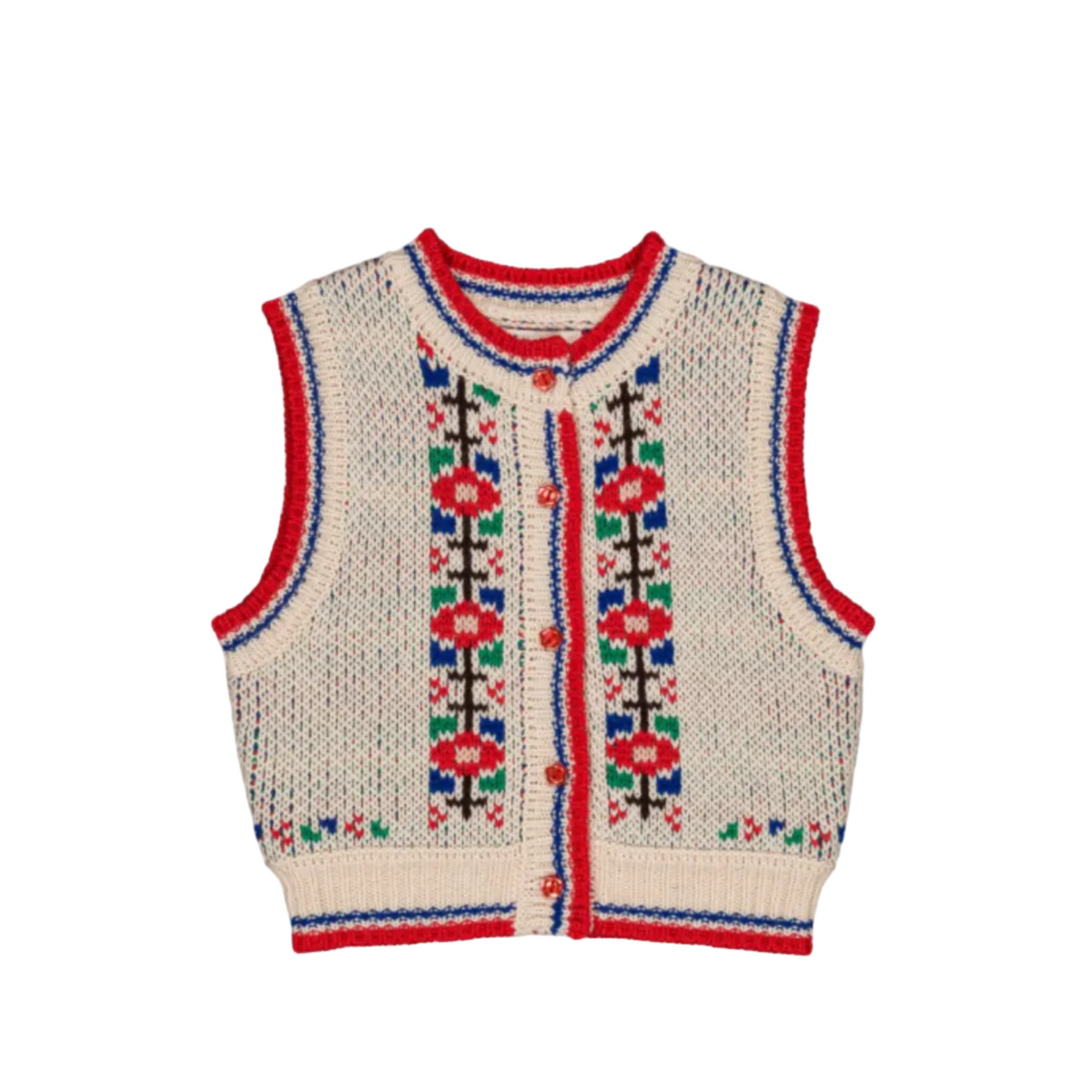 POLY ECRU VEST