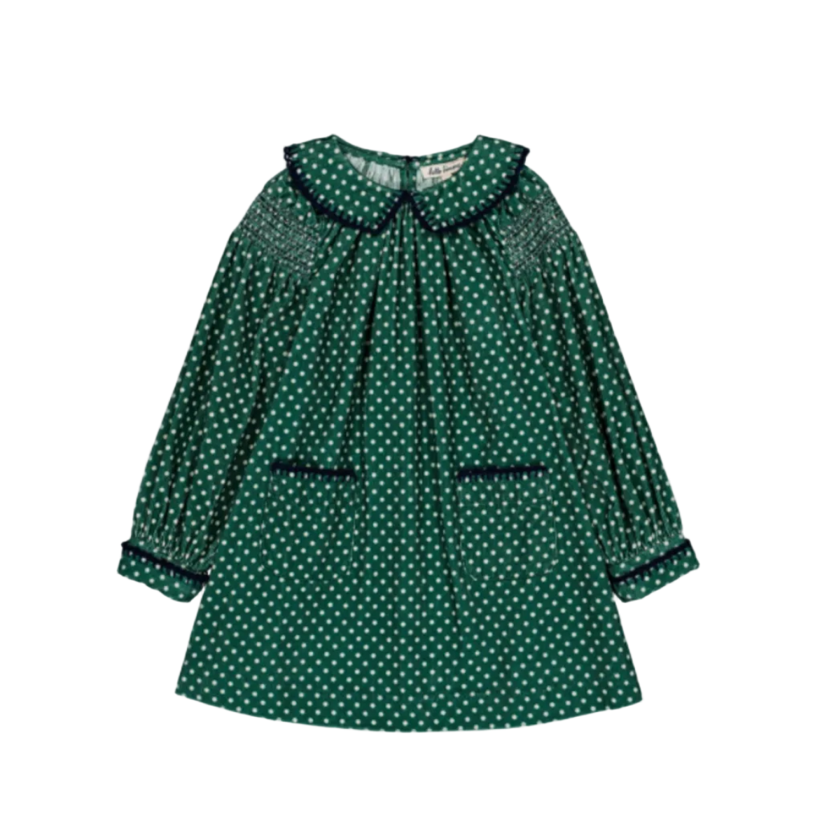 MARTHA DRESS MINT DOTS