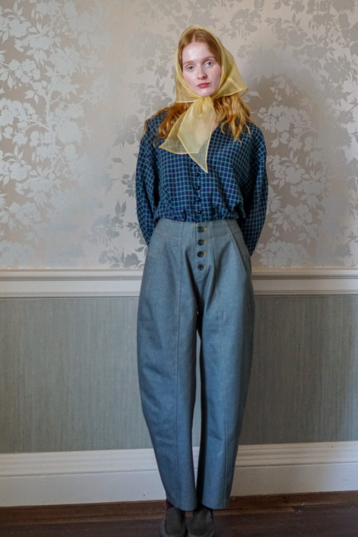 ALDOUS BARREL LEG JEANS - INDIGO