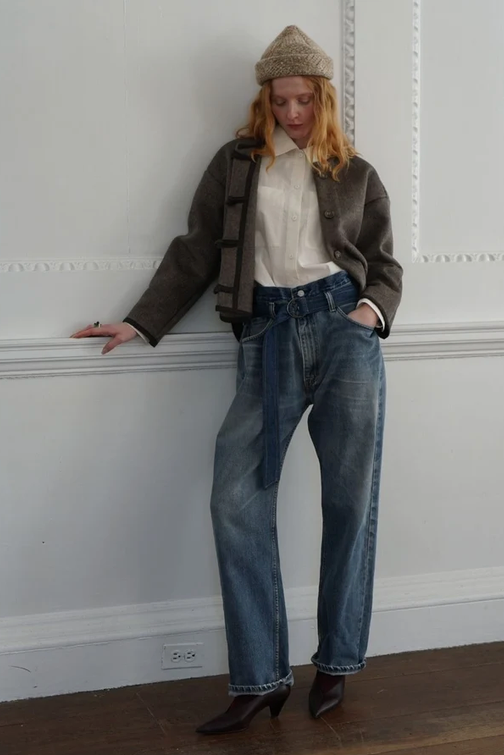 WOOL CASHMERE OLIVIA JACKET - MINK