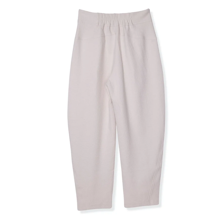 ALDOUS BARREL LEG JOGGER PANT - CREAM