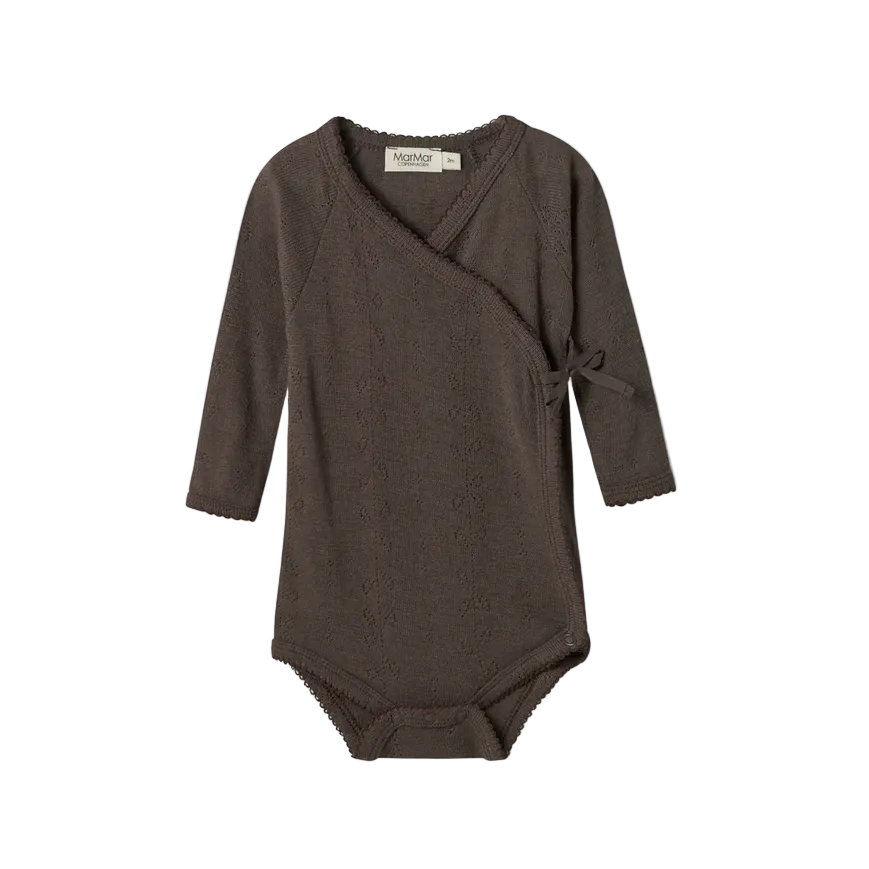 BELITA NOOS POINTELLE ONESIE - CHOCOLATE
