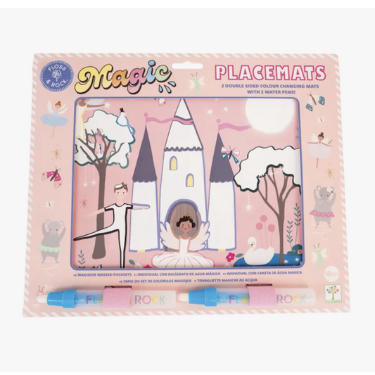 ENCHANTED MAGIC WATER COLORING PLACE MATS
