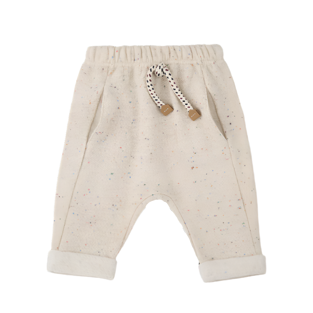 TOBHIAS FLEECE PANT - RICE