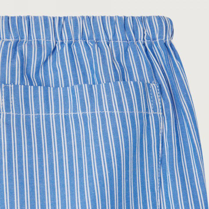 AMERICAN VINTAGE KIDS ZATYBAY TROUSERS - AQUA STRIPES