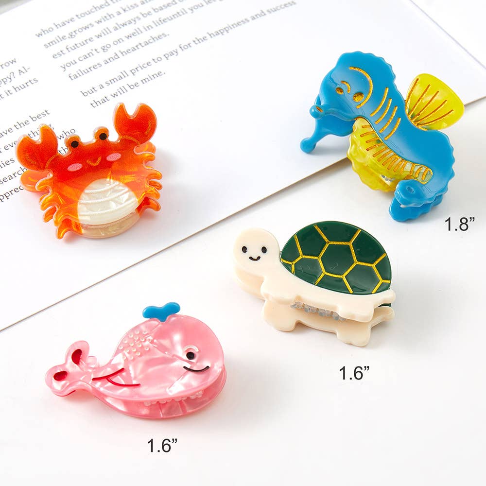 MINI SEA ANIMAL JAW CLIP