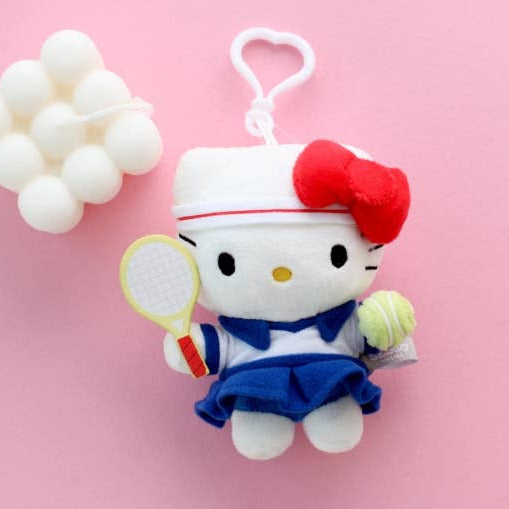 HELLO KITTY TENNIS LIMITED ED. PLUSH KEYCHAIN