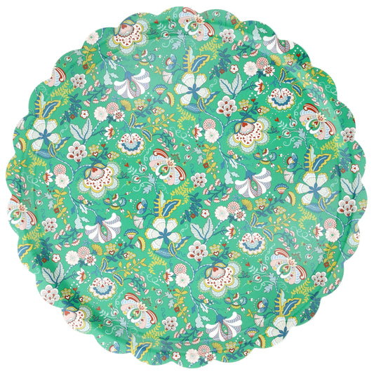 LIBERTY OF LONDON GREEN MABELLE LARGE TRAY