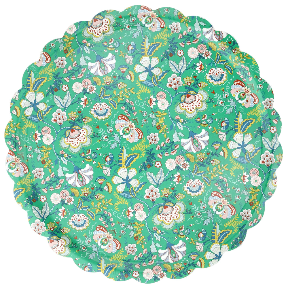 LIBERTY OF LONDON GREEN MABELLE LARGE TRAY