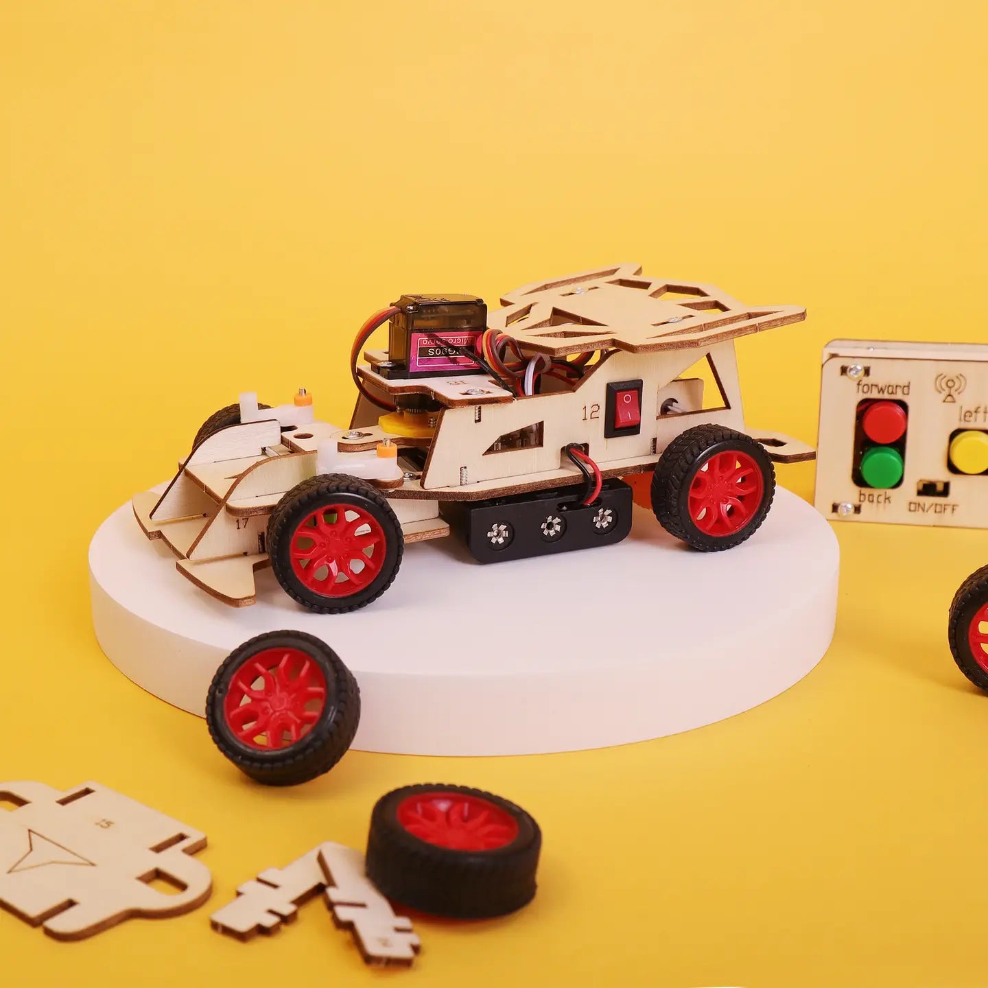 STEERING REMOTE CONTROL CAR DIY KIT
