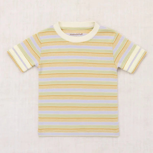 REC TEE - MIST AVENUE STRIPE