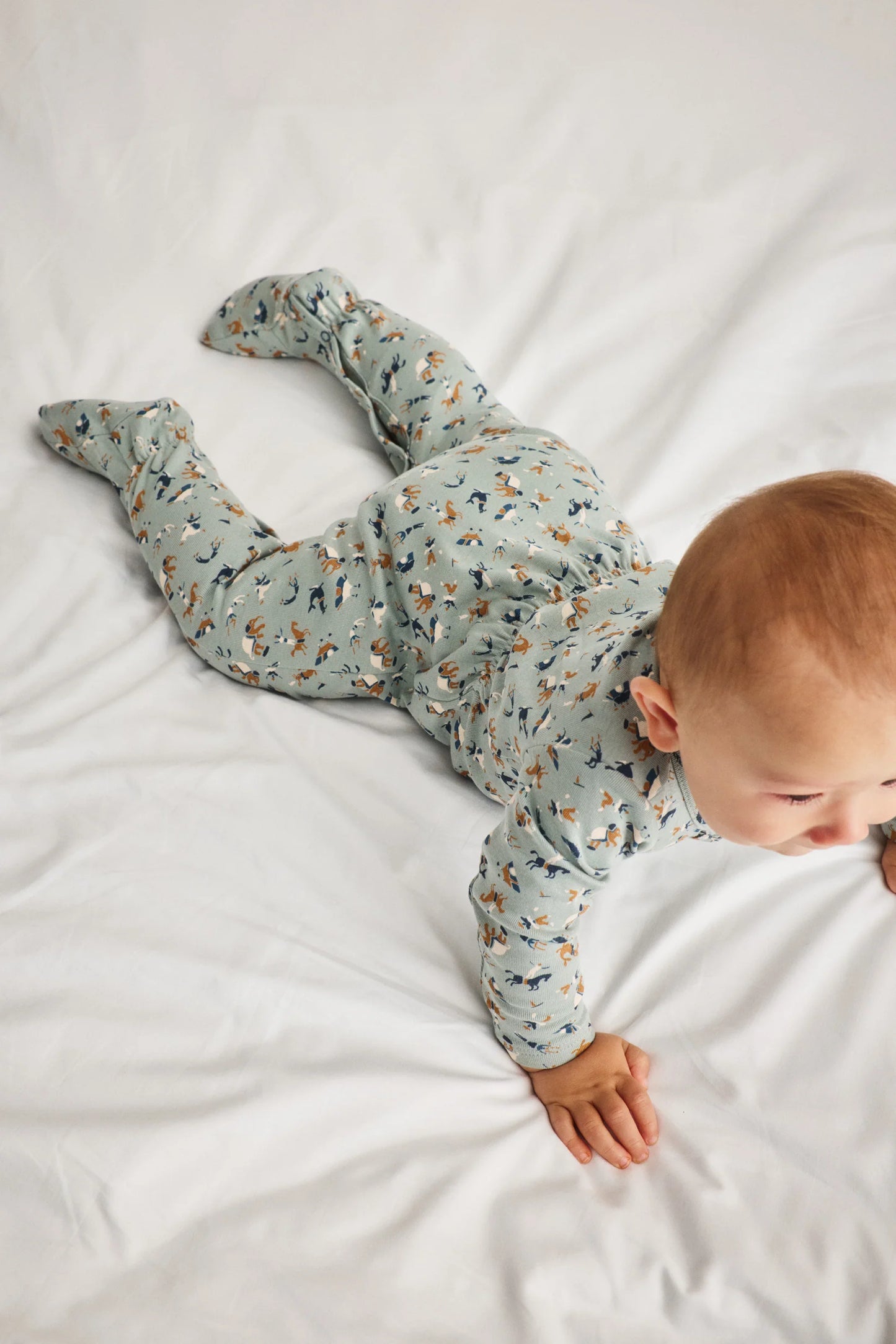 BABY FOOTED ONE-PIECE ONESIE - ONSEN CIRCUS