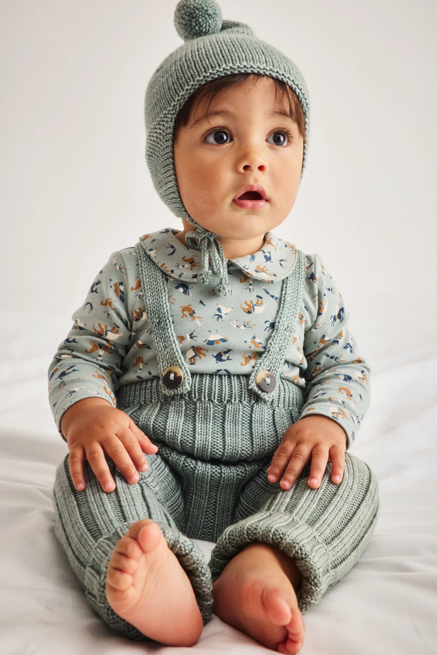 BABY RIB LONGIES OVERALLS