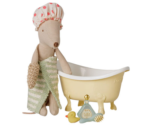 Bathtub set, Mouse - Yellow