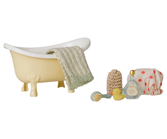 Bathtub set, Mouse - Yellow