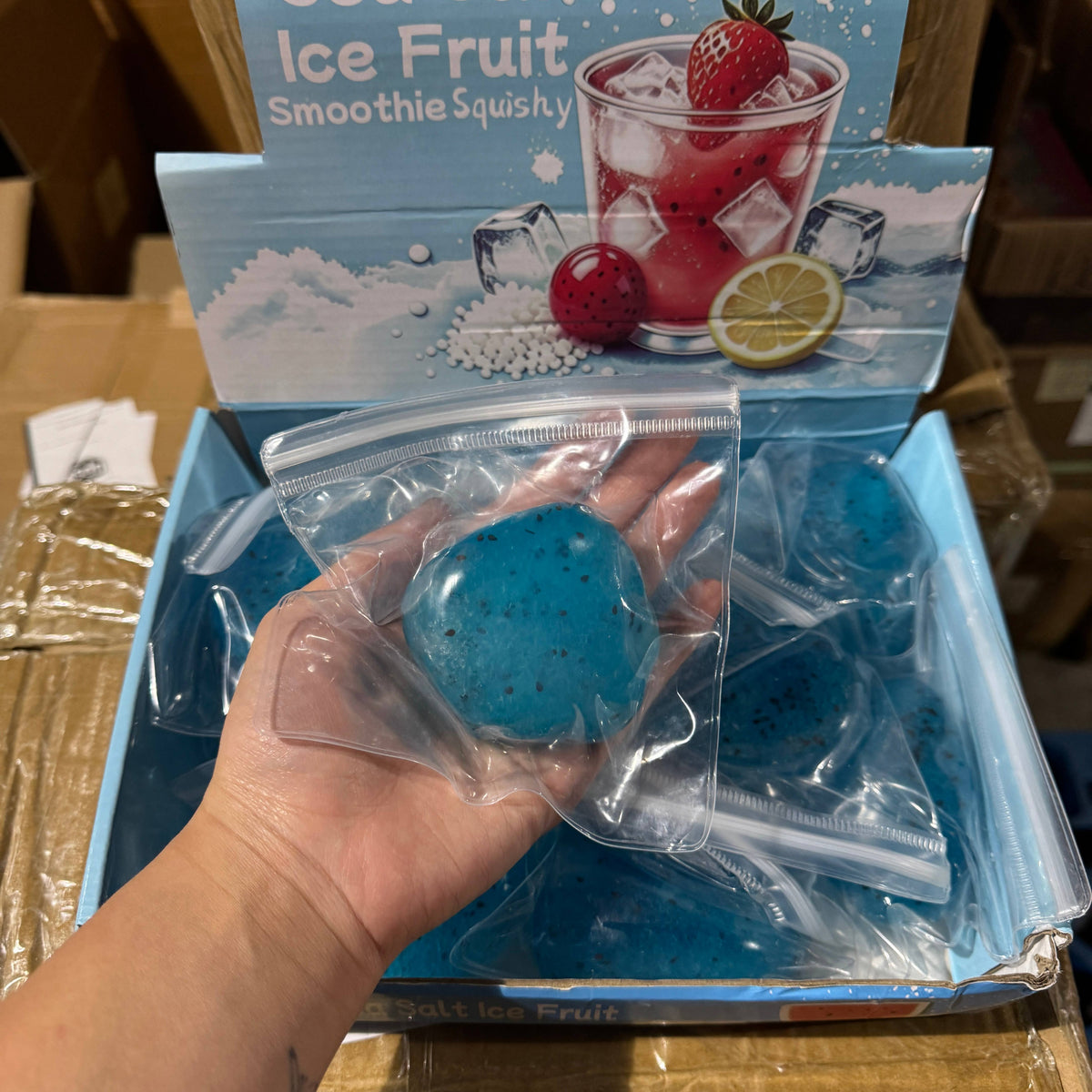 BLUE RASPBERRY FRUIT ICE SLUSHY SQUISHY