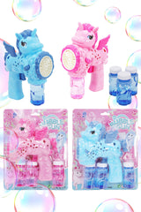 UNICORN LED LIGHT-UP BUBBLE GUN