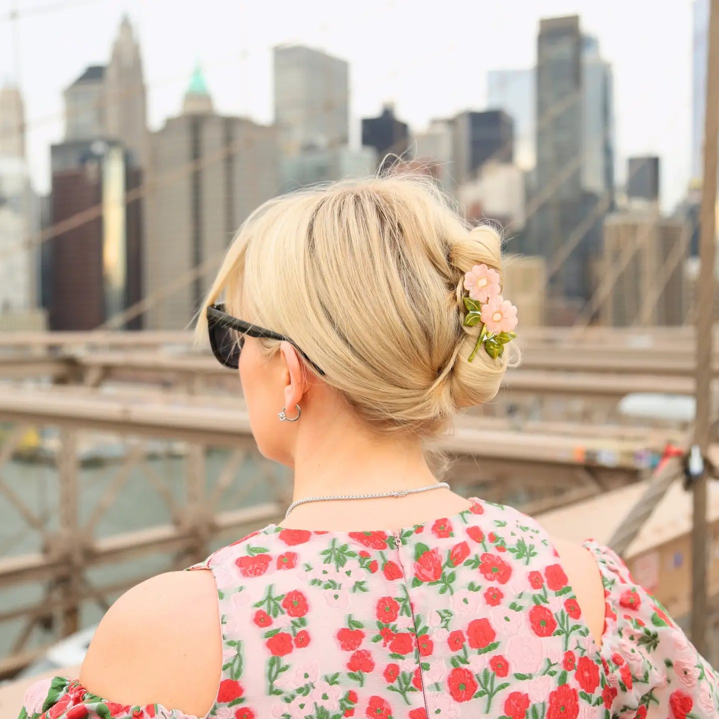 WILD ROSES HAIR JAW CLIP