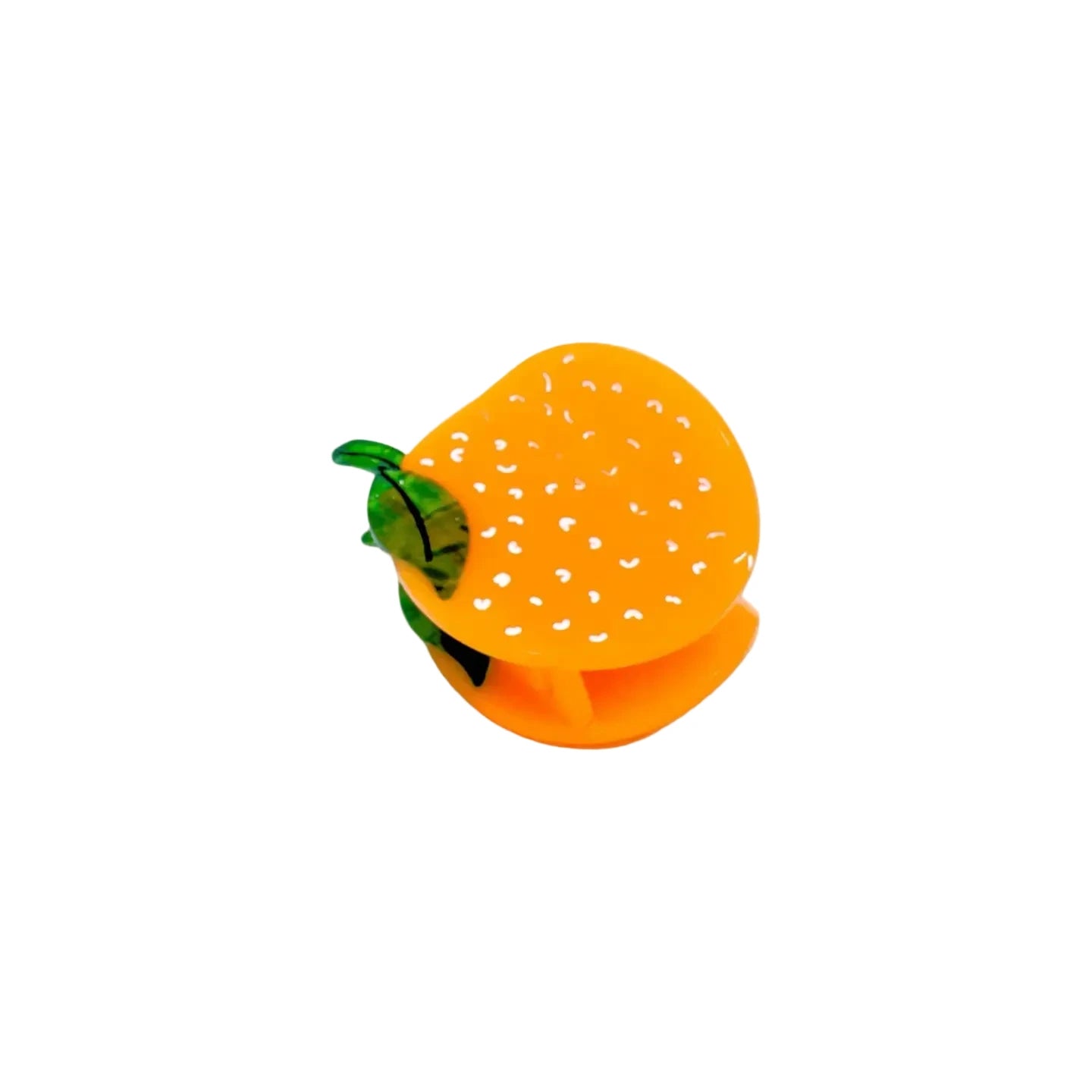 MINI ORANGE HAIR JAW CLIP
