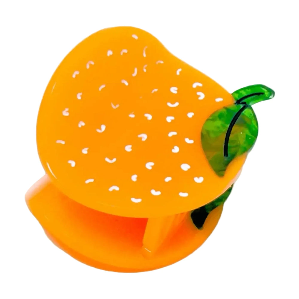 MINI ORANGE HAIR JAW CLIP