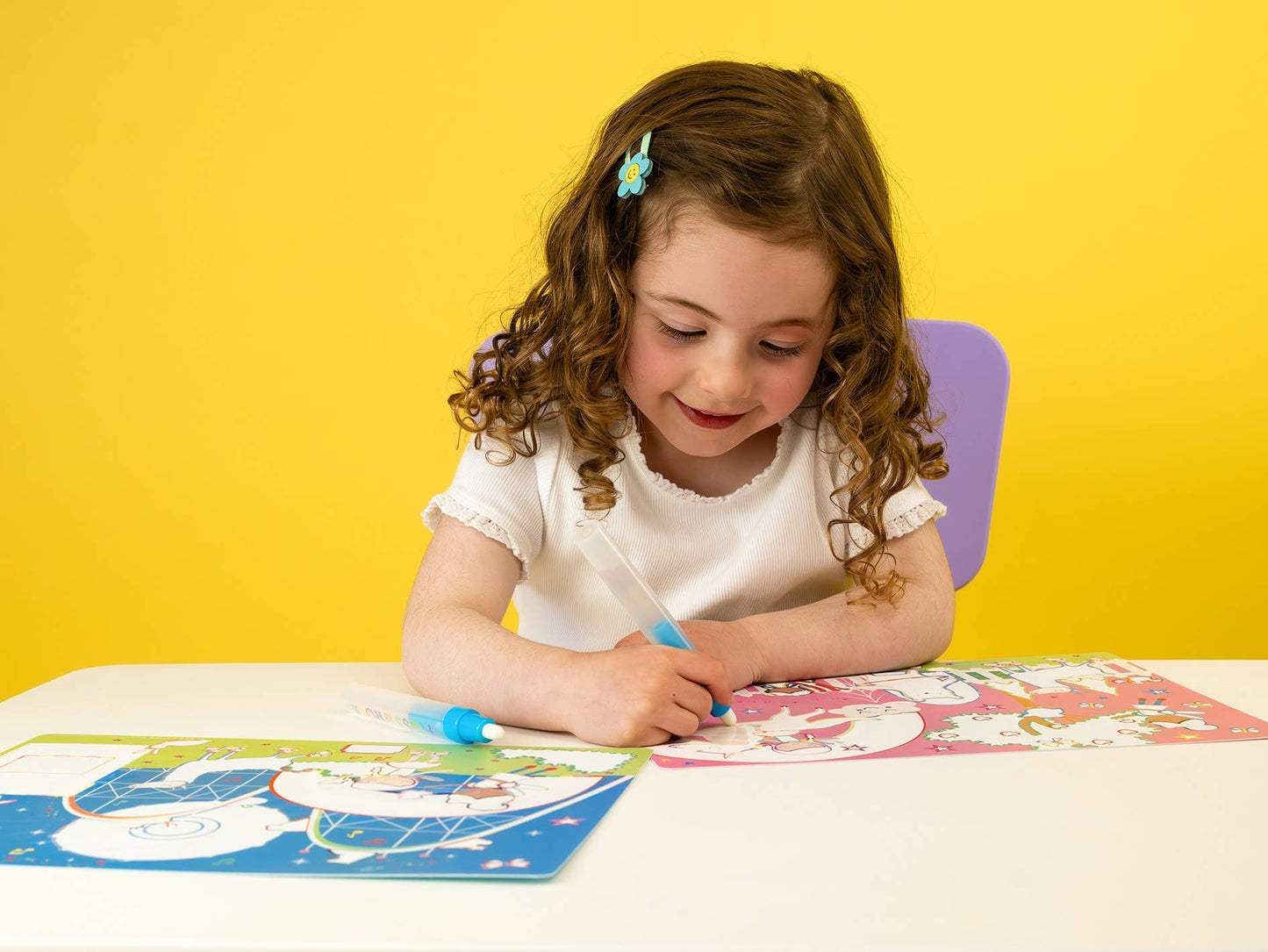 RAINBOW FAIRY MAGIC WATER COLORING MATS