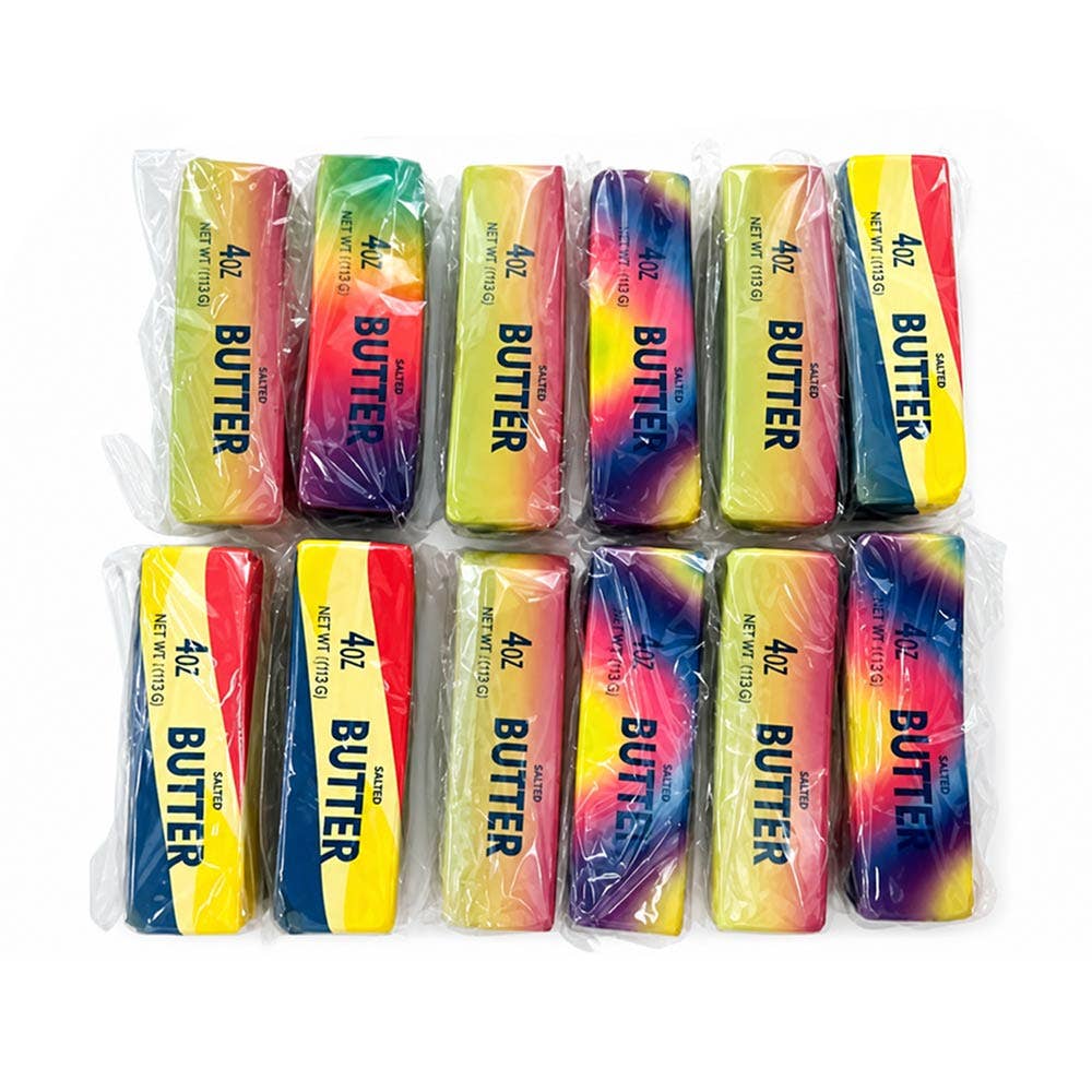 RAINBOW BUTTER BAR SENSORY TOY