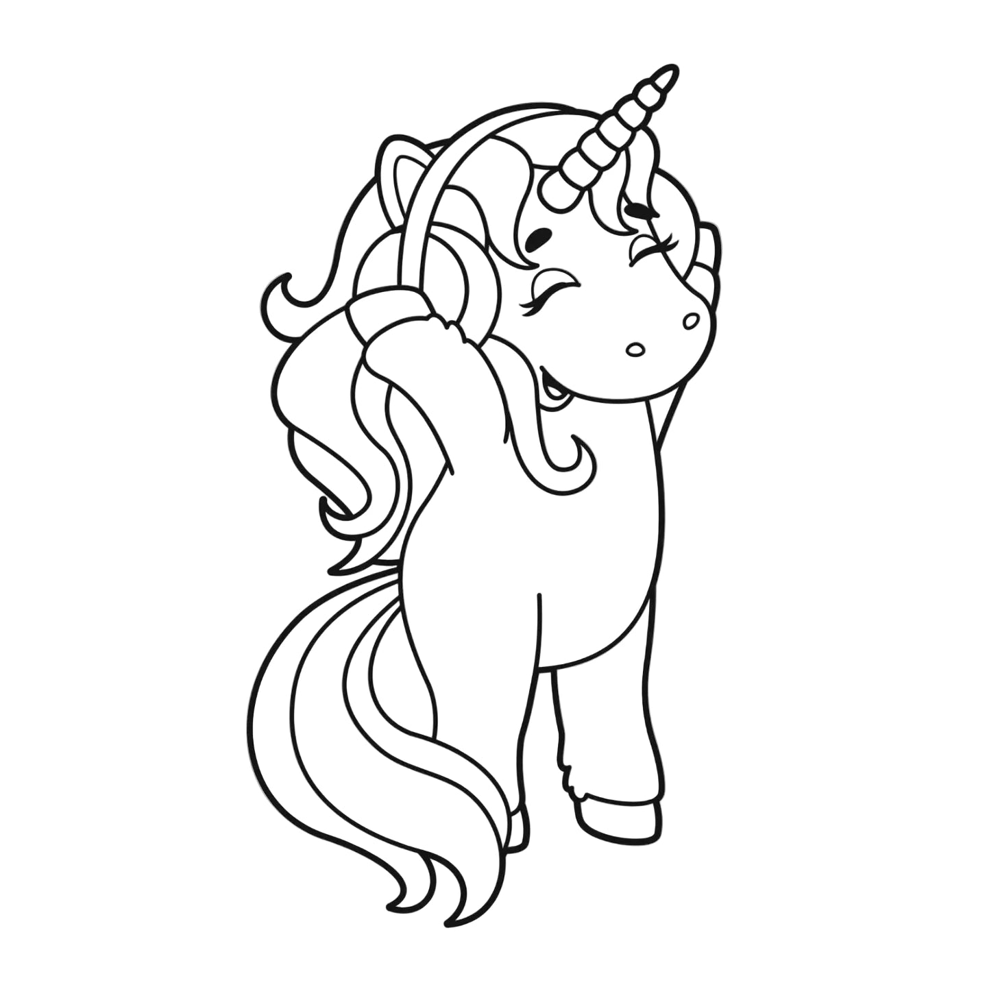 UNICORN COLORING BOOK