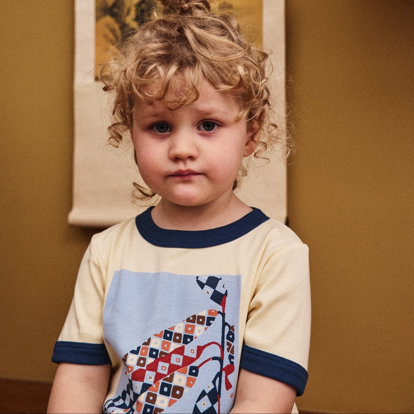 HARVEST RINGER TEE - SHORTBREAD