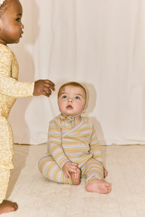 BABY BONNET - MIST AVENUE STRIPE