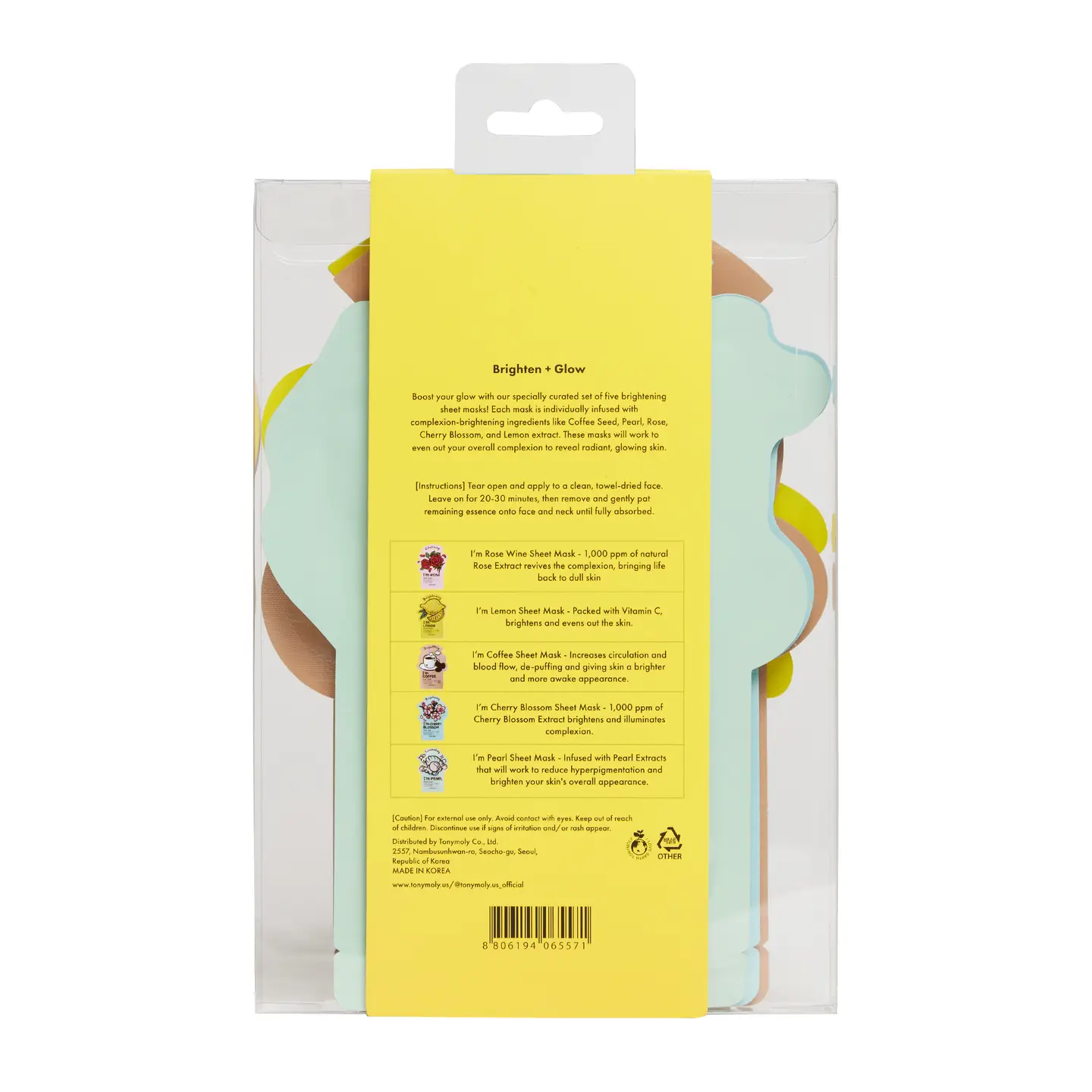BRIGHTEN & GLOW MASK SET