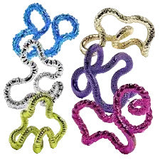 TANGLE® JR. TEXTURED METALLIC SENSORY TOY