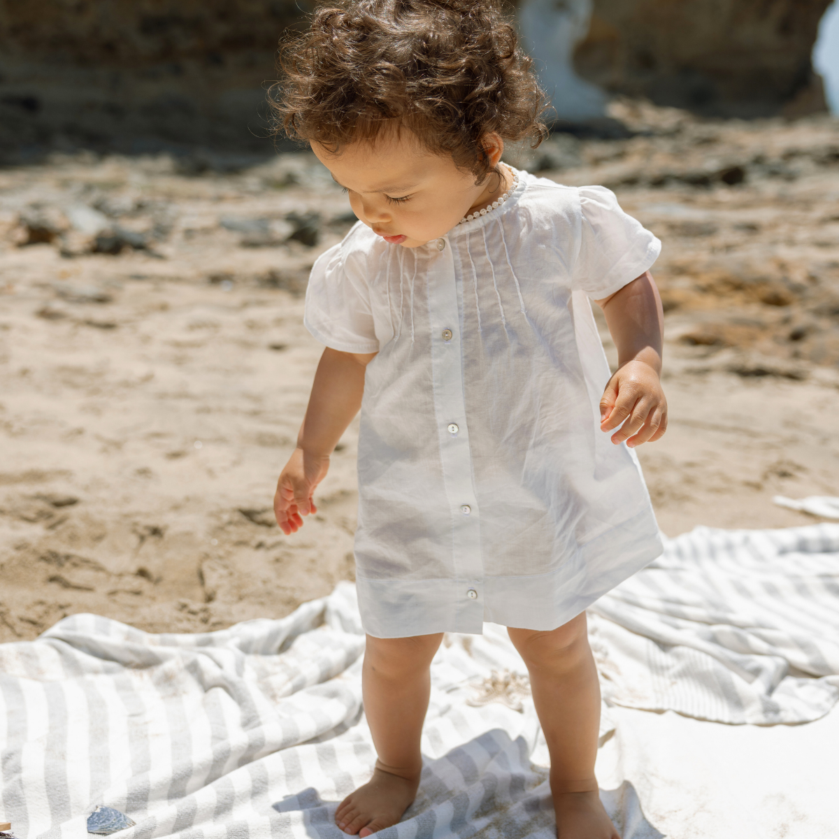 ORGANIC LACE BABY DRESS