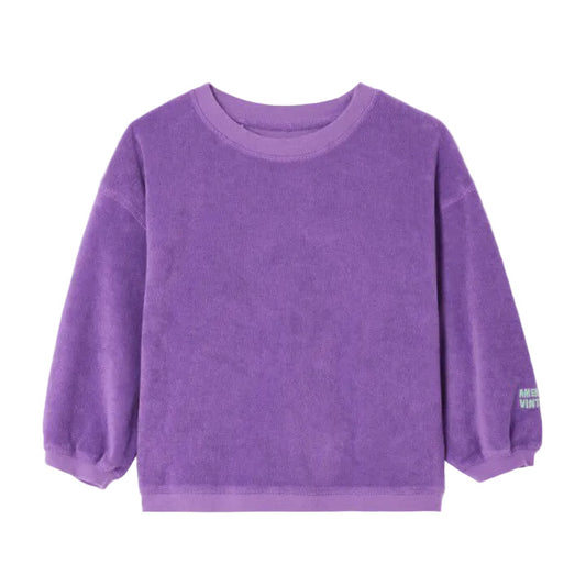 AMERICAN VINTAGE KIDS FUXOW SWEATSHIRT - PURPLE