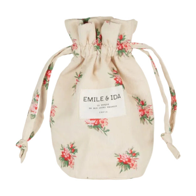 DRAWSTRING MINI BAG - FLEURS DES BOIS