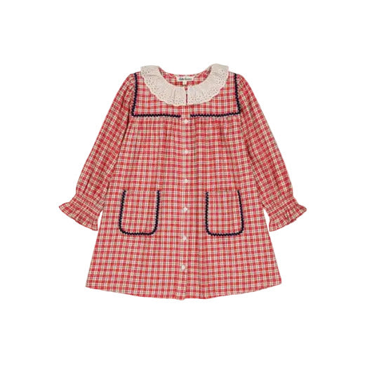 AGATHA DRESS CHRISTMAS CHECK
