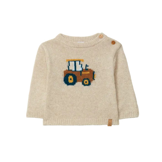 KNITTED JACQUARD TRUCK SWEATER