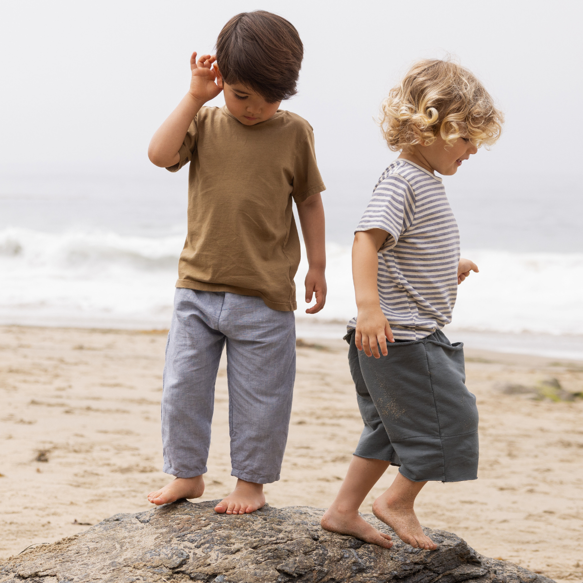 ORGANIC SOLID ECRU TEE