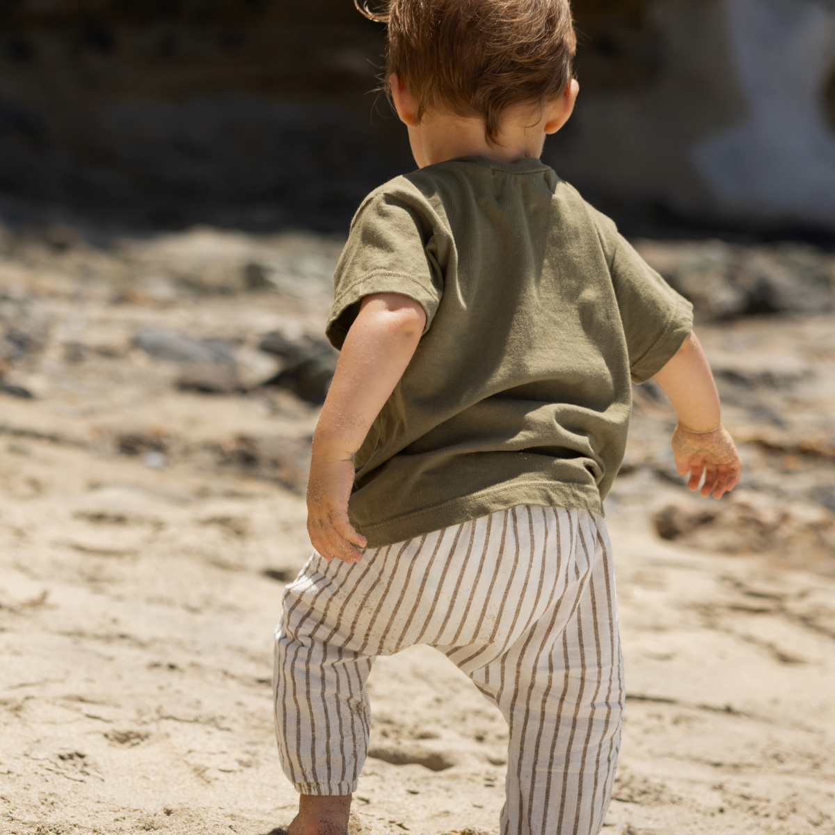 ORGANIC SOLID ECRU TEE