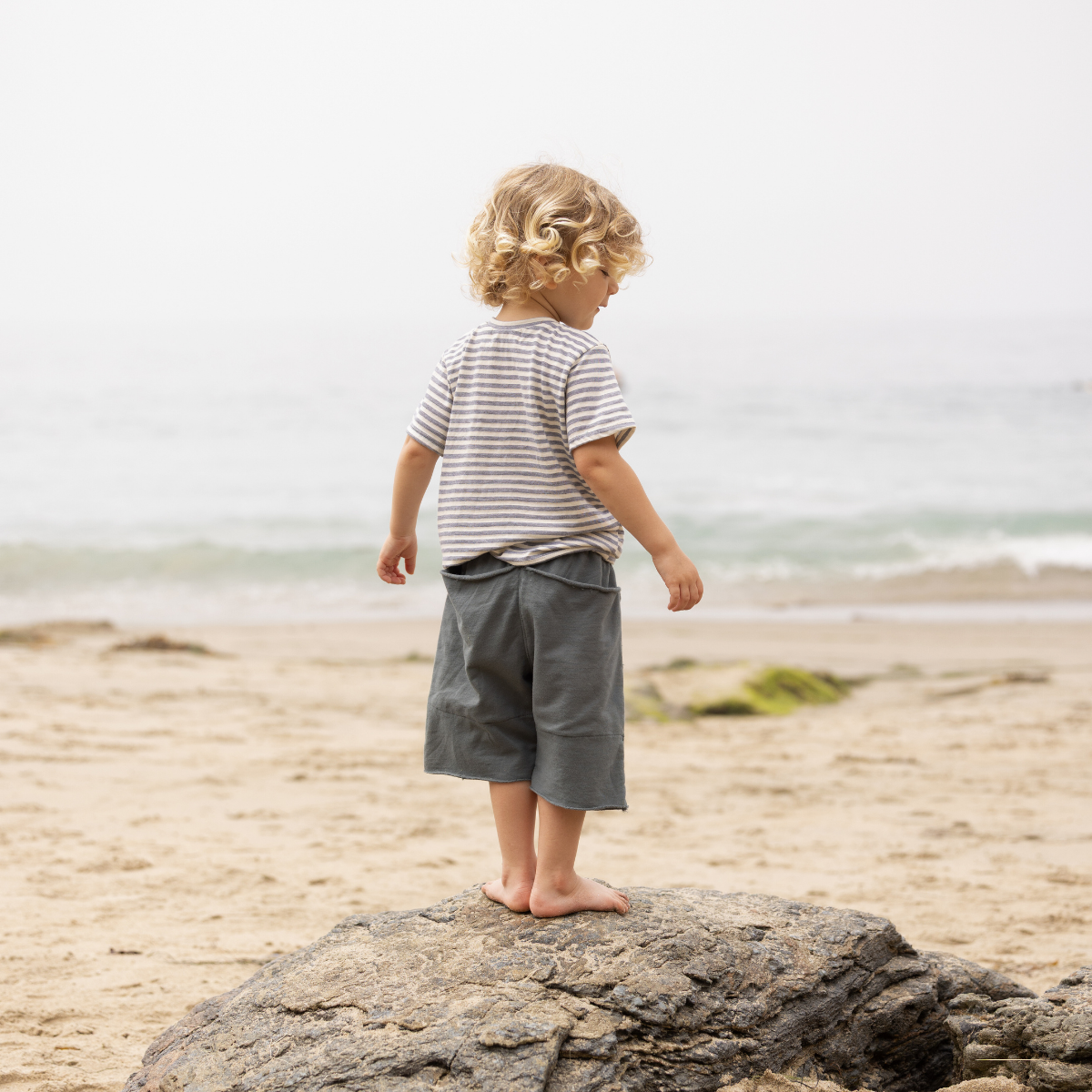 ORGANIC SOLID ECRU TEE