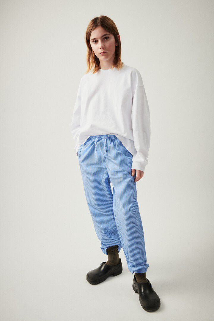 AMERICAN VINTAGE KIDS ZATYBAY TROUSERS - AQUA STRIPES