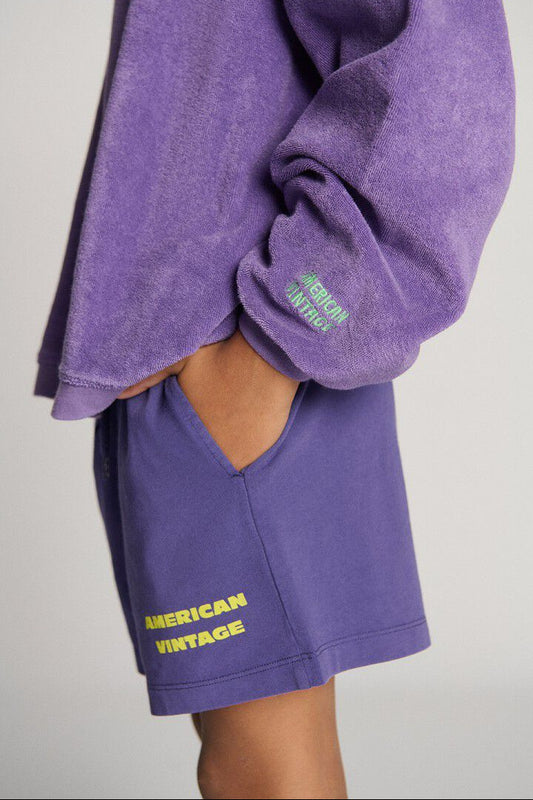 AMERICAN VINTAGE KIDS FUXOW SWEATSHIRT - PURPLE