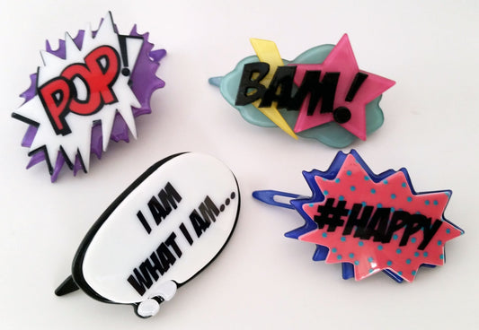 POP ART CLIP #HAPPY