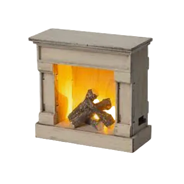 MAILEG MINATURE MOUSE FIREPLACE - OFFWHITE