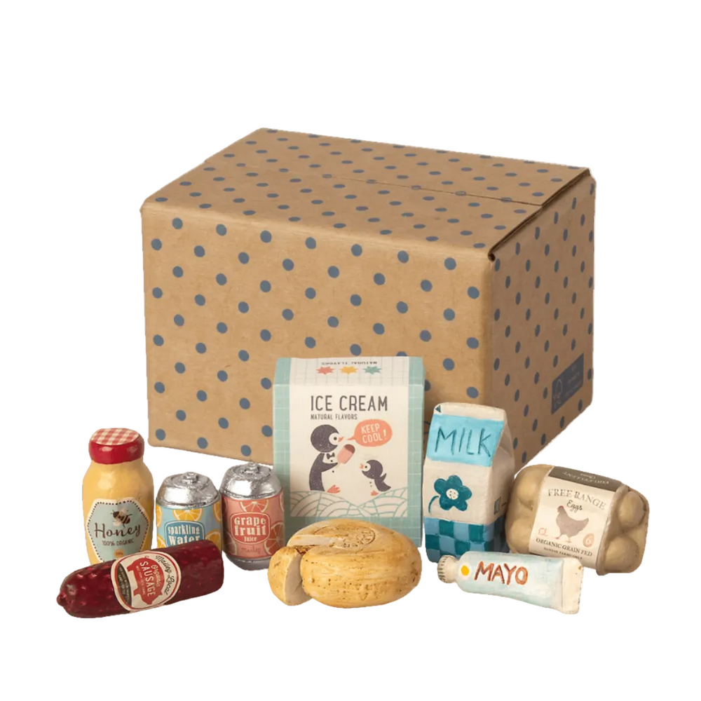 MAILEG MINITURE GROCERY BOX